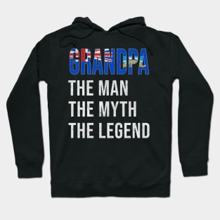 Grand Father Falkland Islanders Grandpa The Man The Myth The Legend - Gift for Falkland Islanders Dad With Roots From  Falkland Islands Hoodie